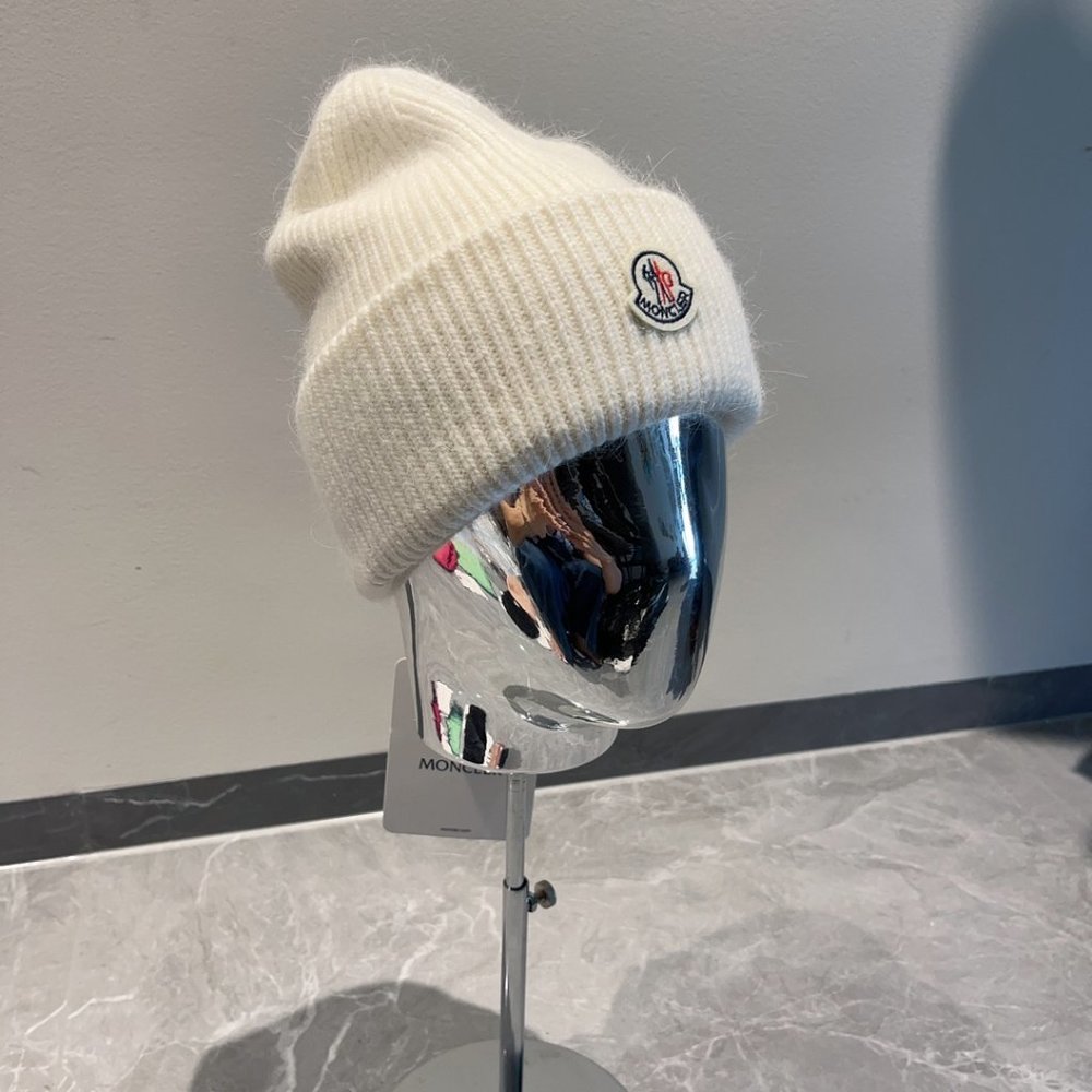 Moncler pom fur hat adult